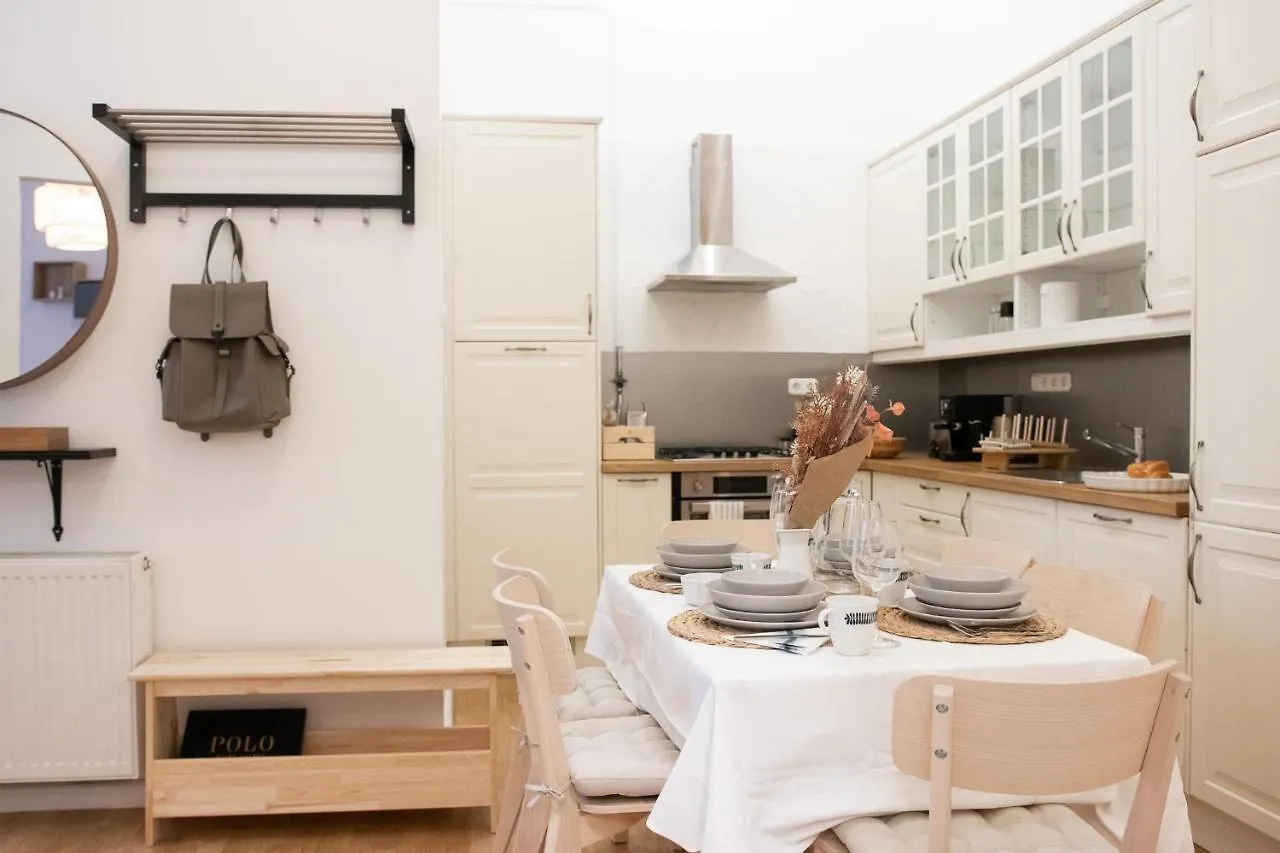 Scandi Custom 2-Bdr Apartment Budapest